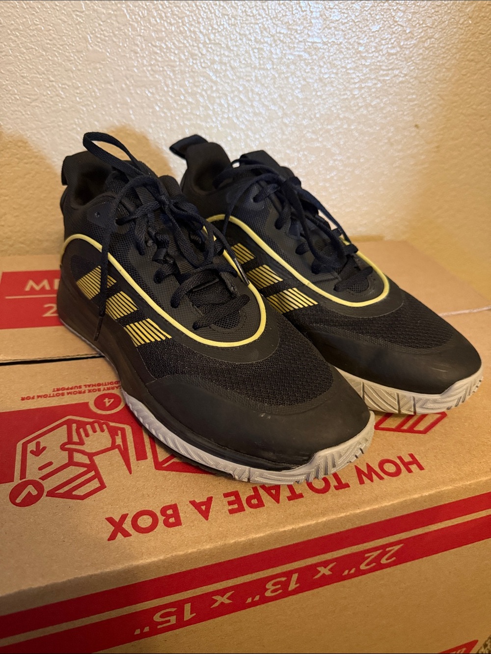 Men's Adidas Black Athletic Sneakers